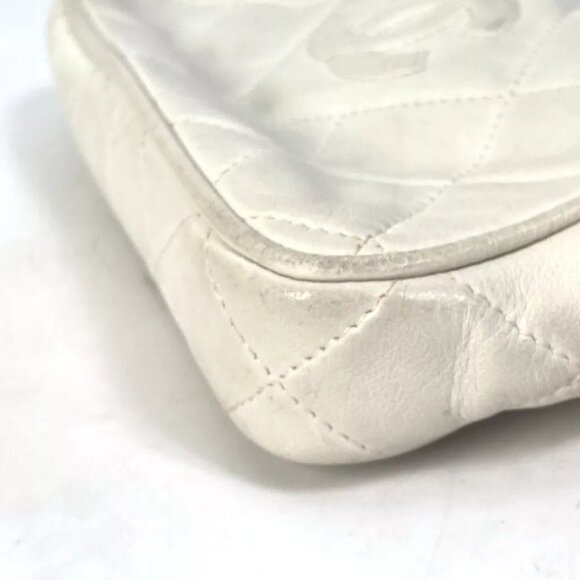 CHANEL CC Mark CC Matelasse Quilted Kisslock Waist Pouch Chain with Fringe - Picture 9 of 16